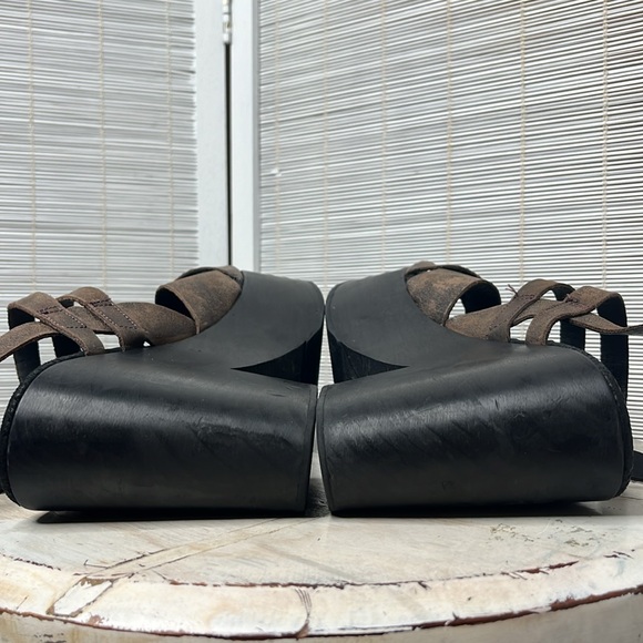 Freebird Ali wood clog sandals 39. 8.5 9 - Picture 11 of 13